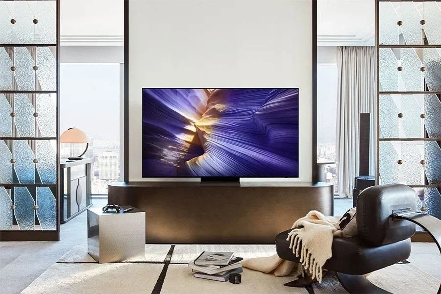 Телевизор OLED Samsung 77 QE77S90FAEXRU Series 9 черный графит 4K Ultra HD 120Hz DVB-T2 DVB-C DVB-S2 USB WiFi Smart TV - фото 4
