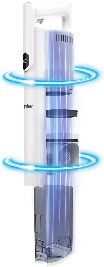 Пылесос Haier HVC150 150Вт белый - фото 2