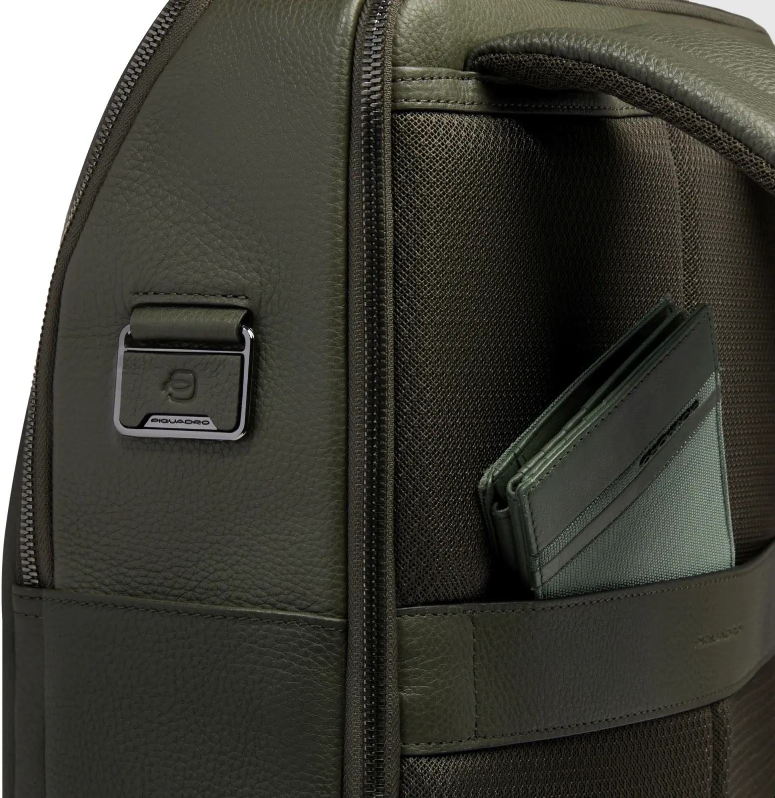 Рюкзаки PIQUADRO Modus оливковый, 15 л - фото 4