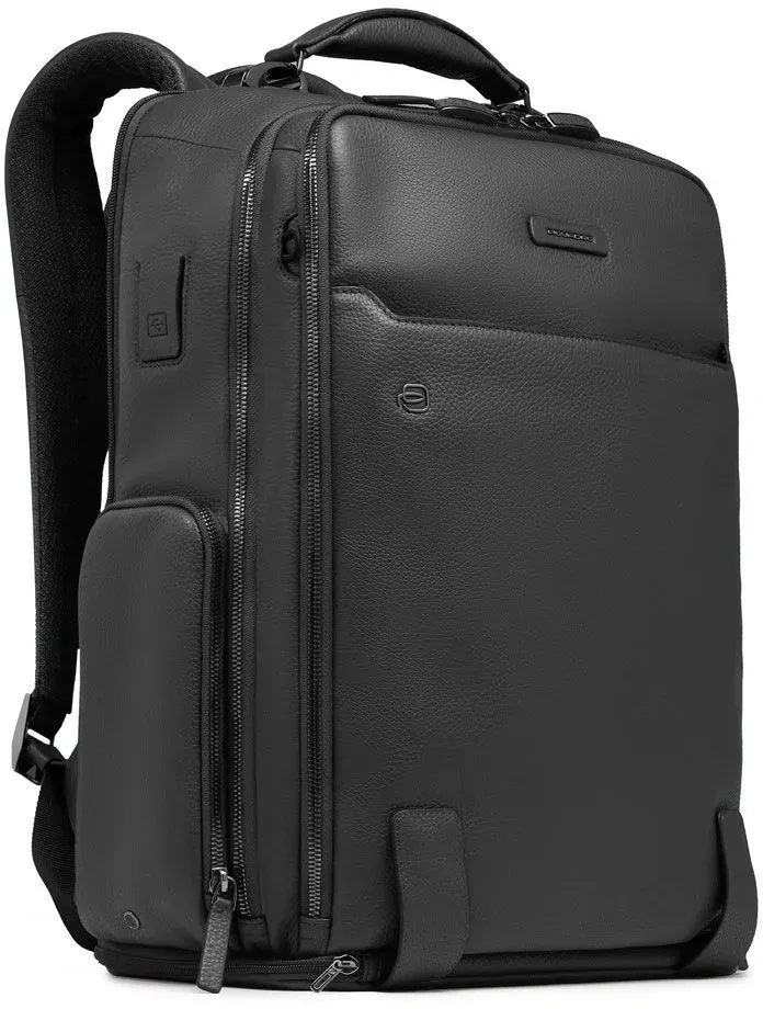 Рюкзак мужской Piquadro Modus CA7107MOSBM/N черный натур.кожа, 24 л
