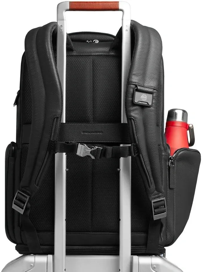 Рюкзак мужской Piquadro Modus CA7107MOSBM/N черный натур.кожа, 24 л - фото 2