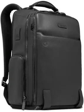 Рюкзак мужской Piquadro Modus CA7107MOSBM/N черный натур.кожа, 24 л - фото 8