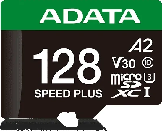Флеш карта microSDXC 128GB A-Data UD128GUI3V30A2SP-RA1 Speed Plus V30 A2 + adapter - фото 2