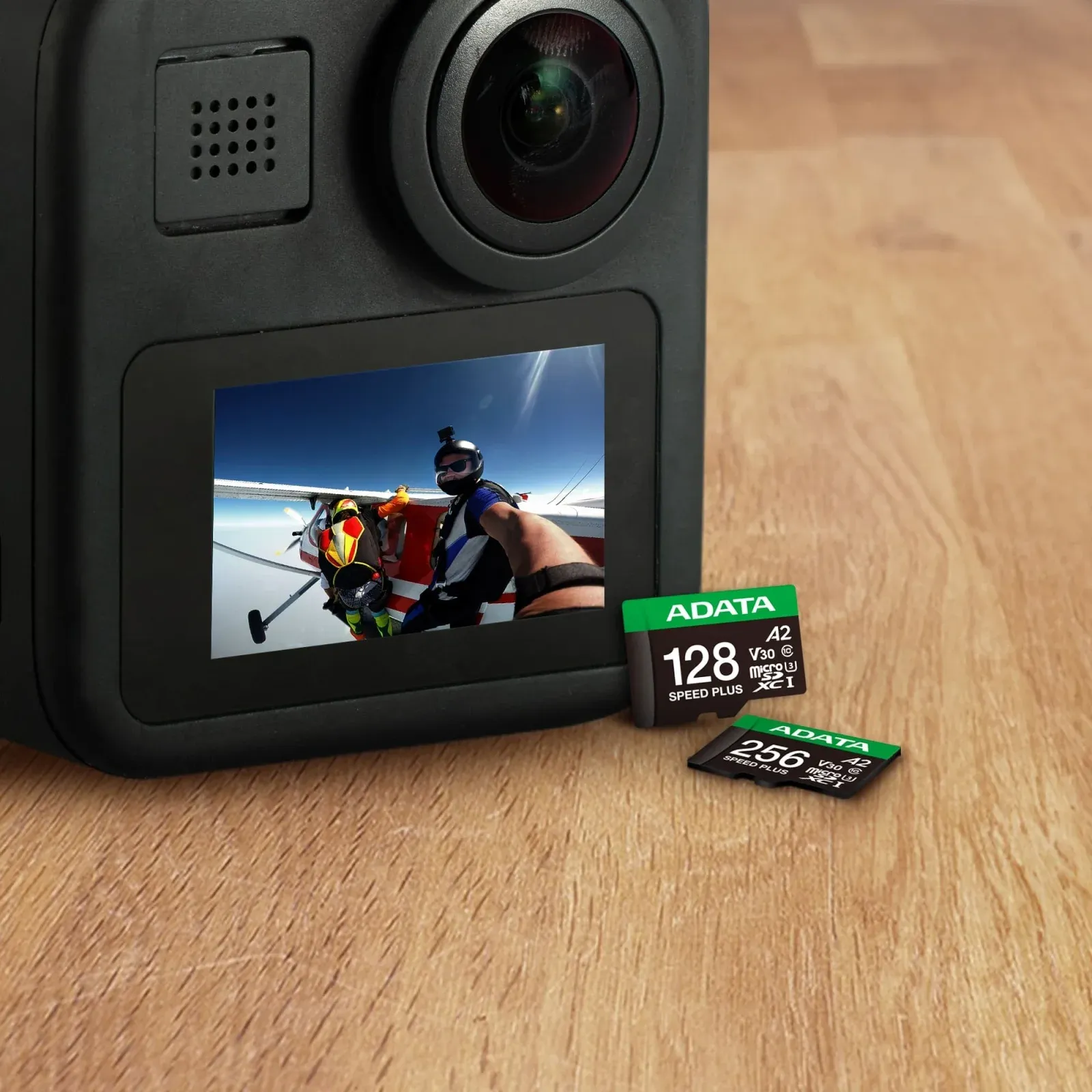 Флеш карта microSDXC 128GB A-Data UD128GUI3V30A2SP-RA1 Speed Plus V30 A2 + adapter - фото 8