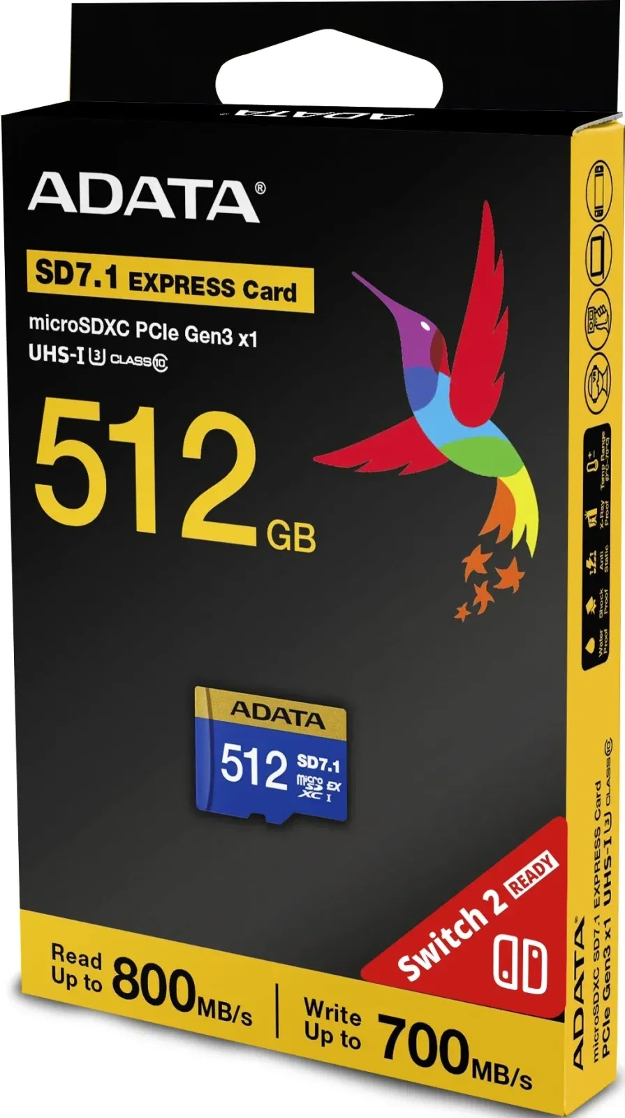Флеш карта microSDXC 512GB A-Data UD512GEX3L1-C Premier Extreme V30 w/o adapter - фото 8