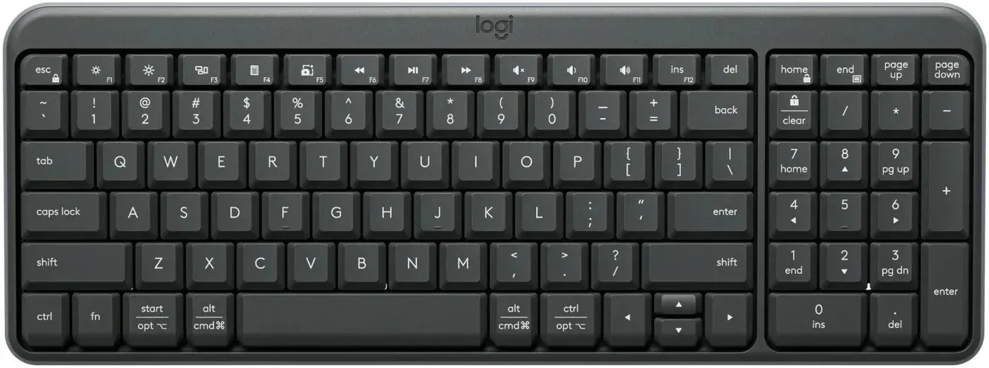 Клавиатуры LOGITECH K250 YR0107 графитовый - фото 1