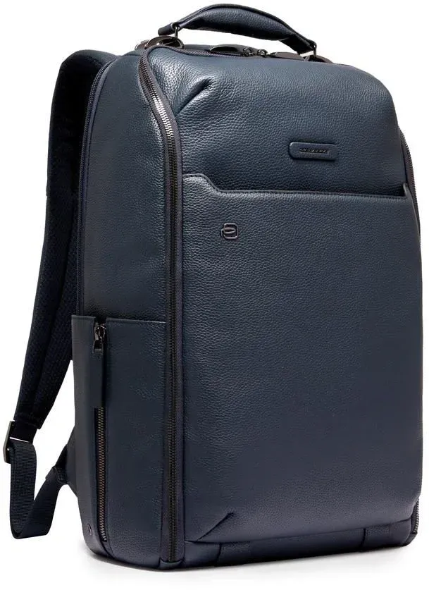 Рюкзак мужской Piquadro Modus CA7106MOS/BLU синий натур.кожа, 24 л - фото 2