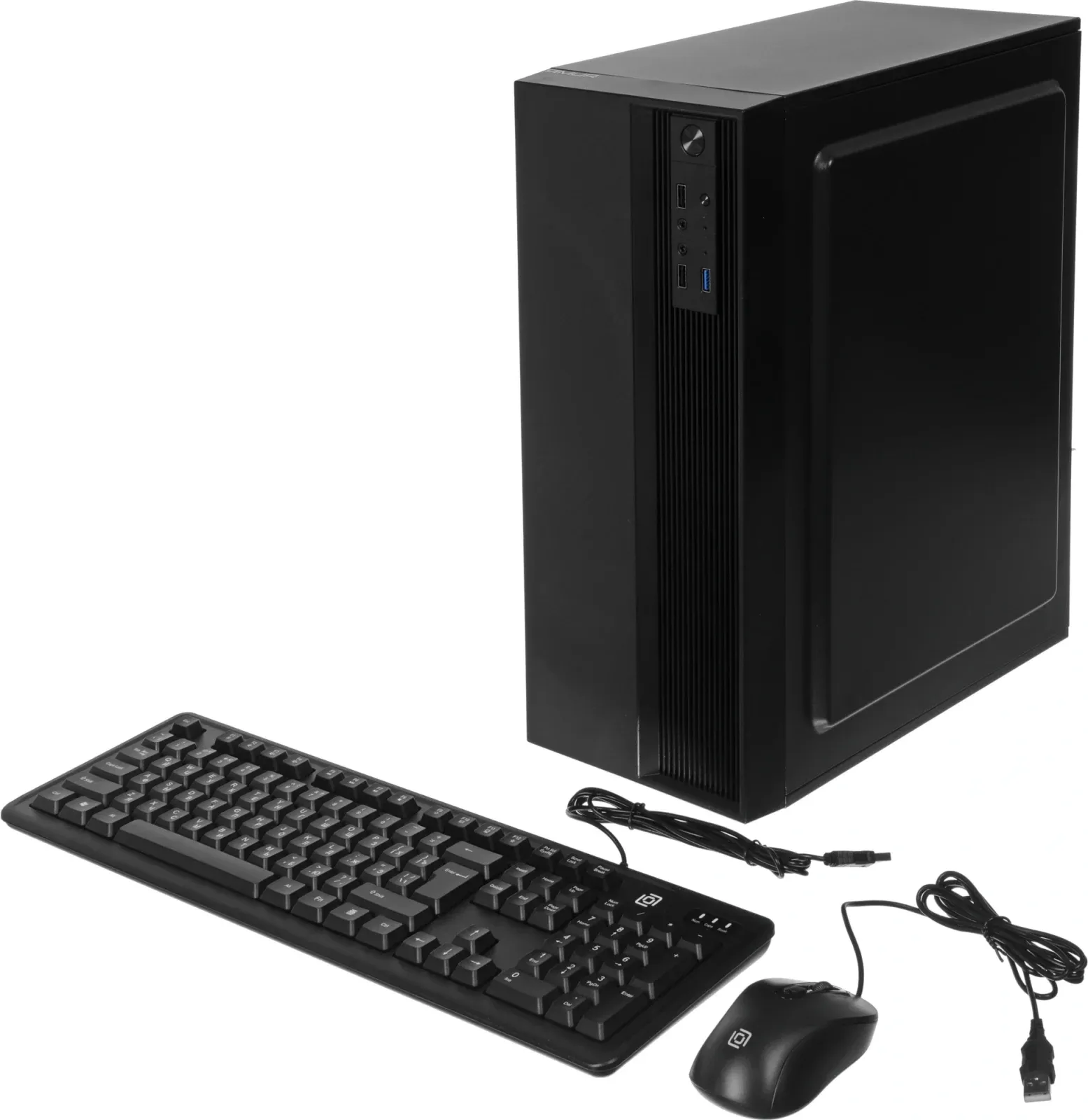 ПК Amur Нарвал A5A12 АМУЕ.466219.002 MT Ryzen 5 3400G 3.7 8Gb SSD256Gb RX Vega 11 FreeDOS GbitEth 400W мышь клавиатура черный RUS АМУЕ.466219.002 2139459 - фото 1