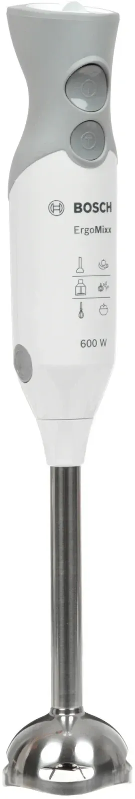 Блендер погружной Bosch MSM66120 600Вт белый/серебристый - фото 2