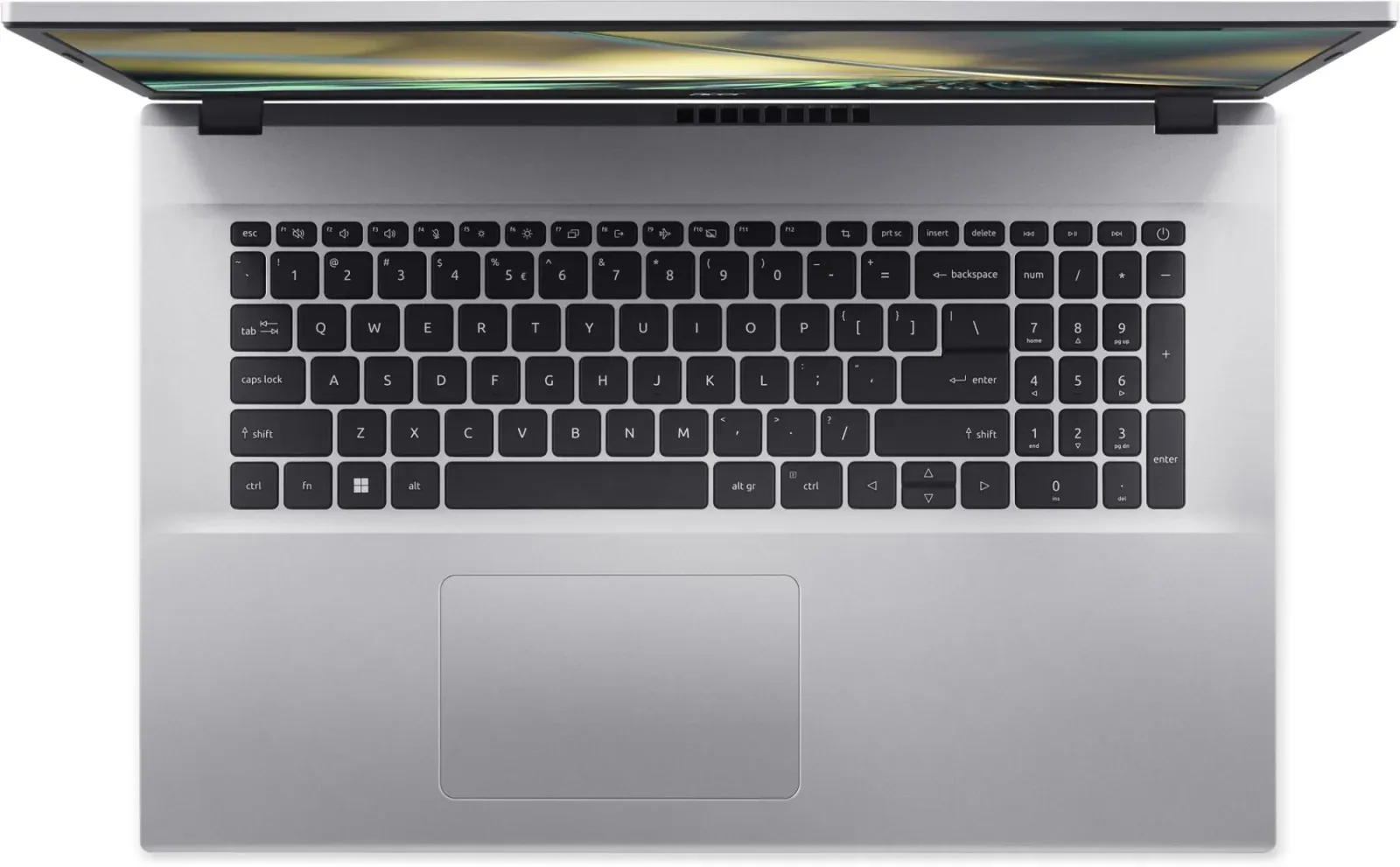 Ноутбук Acer Aspire 3 A317-54-388R Core i3 1215U 16Gb SSD512Gb Intel UHD Graphics 17.3 IPS FHD 1920x1080 без ОС silver WiFi BT Cam NX.K9YER.009 - фото 4