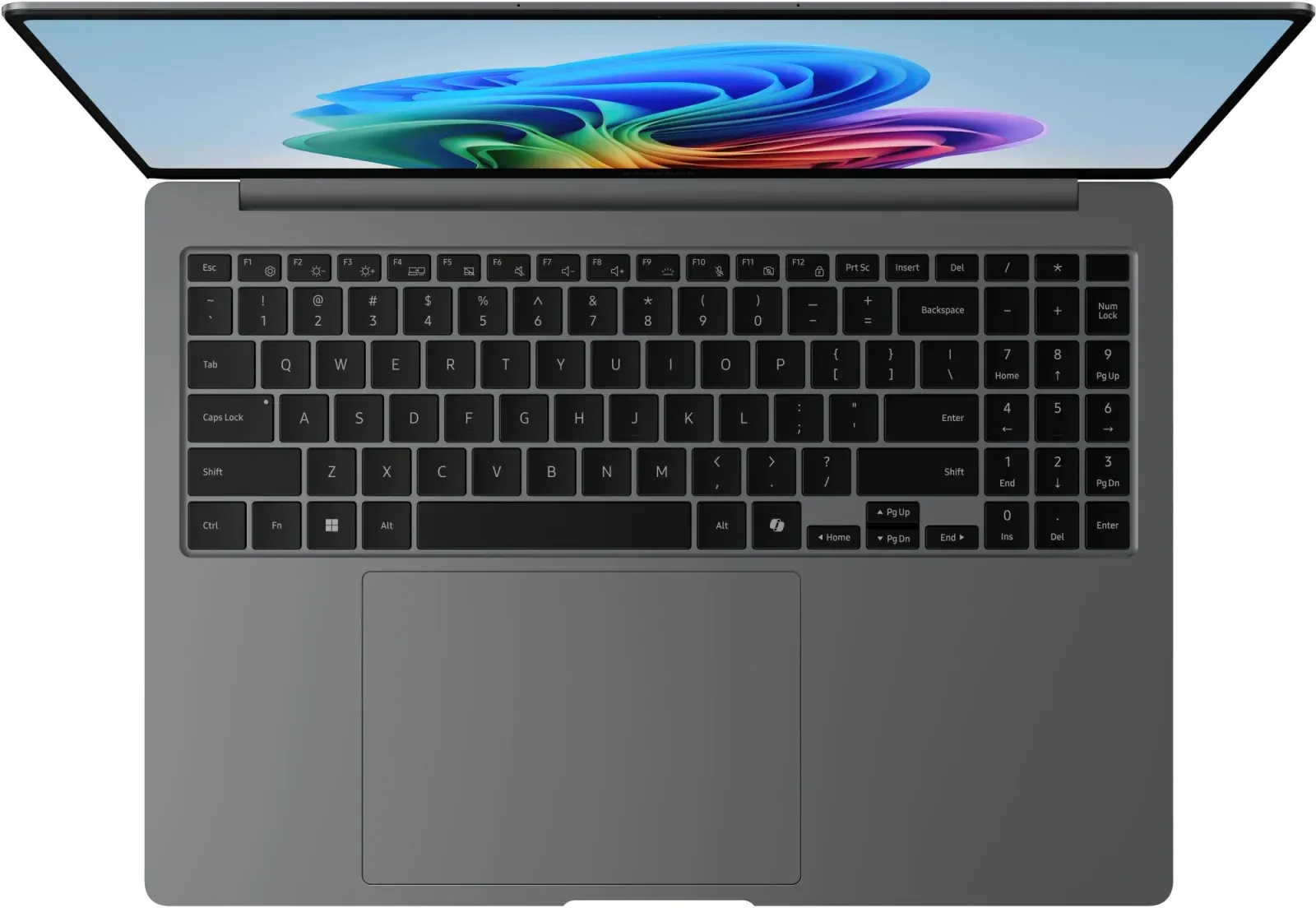Ноутбук Samsung Galaxy Book 5 Pro NP960 Core Ultra 7 256V 16Gb SSD512Gb Intel Arc 140V 16 AMOLED Touch 2.8K 2880x1800 Windows 11 Home English grey WiFi BT Cam NP960XHA-LG1IN - фото 3
