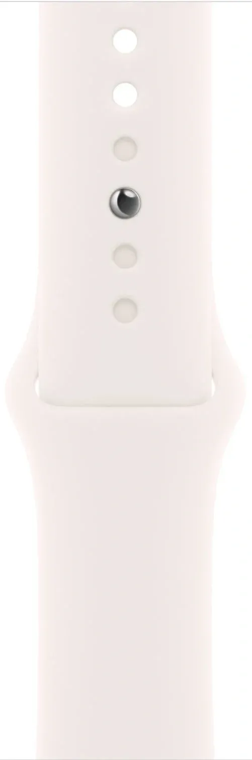 Смарт-часы Apple Watch Series 11 A3331 42мм OLED корп.розовое золото Sport Band рем.белый разм.брасл.:150-200мм MEU44LW/A - фото 2