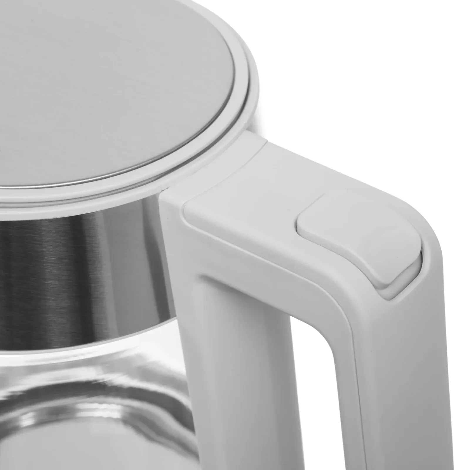 Чайник электрический Haier HK-500 1.7л. 2200Вт серый/белый корпус: стекло/пластик TD0029955RU - фото 5