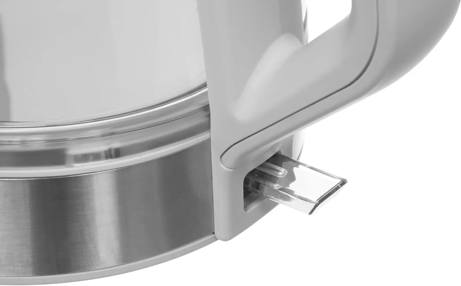 Чайник электрический Haier HK-500 1.7л. 2200Вт серый/белый корпус: стекло/пластик TD0029955RU - фото 6