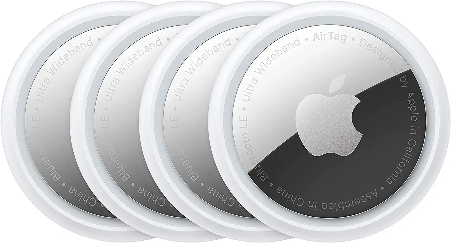 Метка Apple AirTag A2187 компл.:4шт/серебристый MX542LL/A