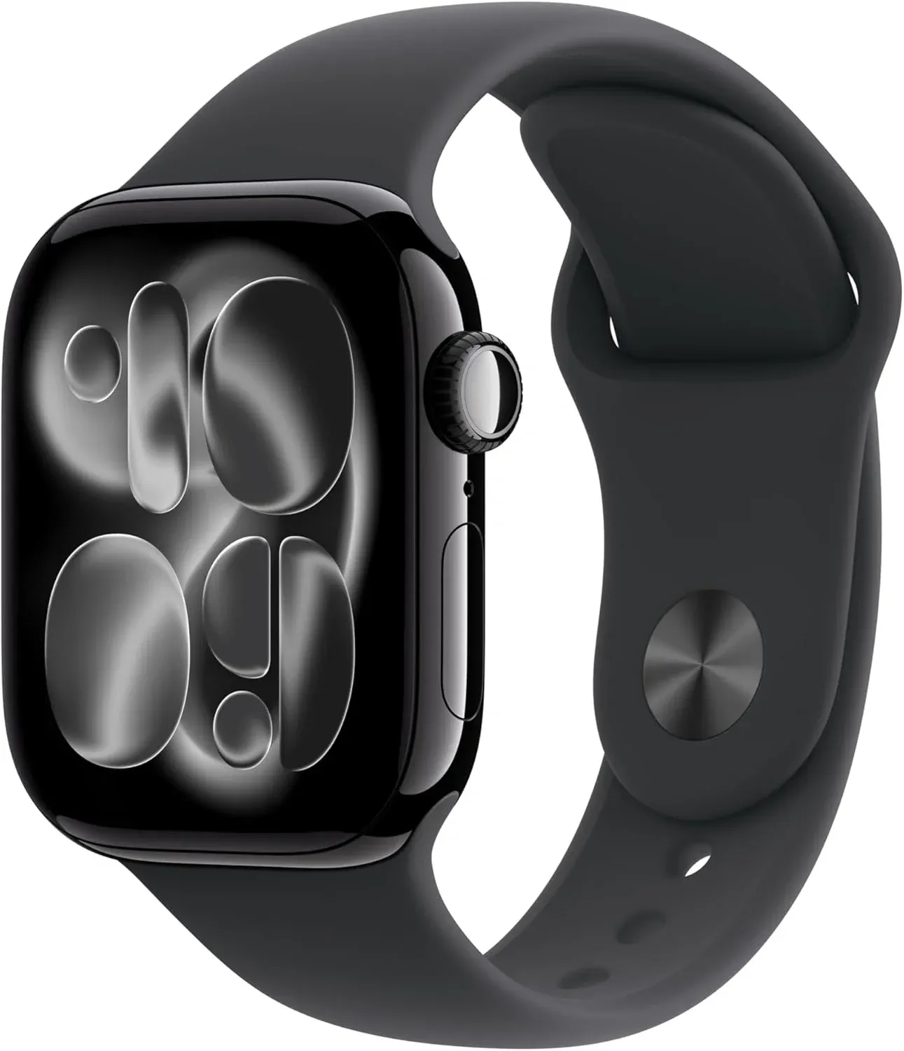 Смарт-часы Apple Watch Series 11 A3331 42мм OLED корп.черный Sport Band рем.черный разм.брасл.:140-190мм MEQT4LW/A - фото 2