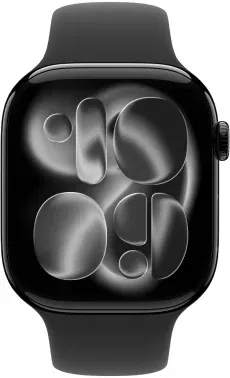 Смарт-часы Apple Watch Series 11 A3331 42мм OLED корп.черный Sport Band рем.черный разм.брасл.:140-190мм MEQT4LW/A - фото 7