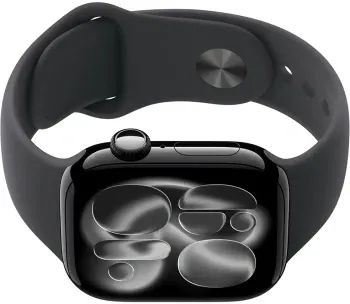 Смарт-часы Apple Watch Series 11 A3331 42мм OLED корп.черный Sport Band рем.черный разм.брасл.:140-190мм MEQT4LW/A - фото 8
