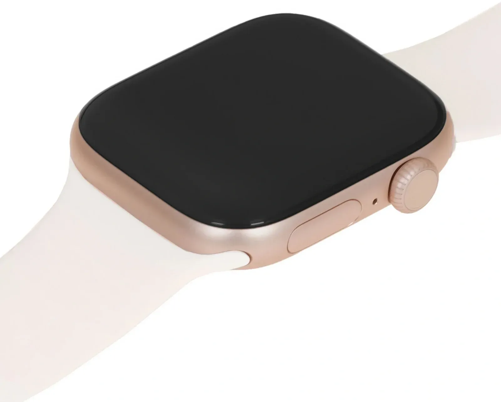 Смарт-часы Apple Watch Series 11 A3333 46мм OLED корп.розовое золото Sport Band рем.белый разм.брасл.:S/M MEV64LW/A - фото 5