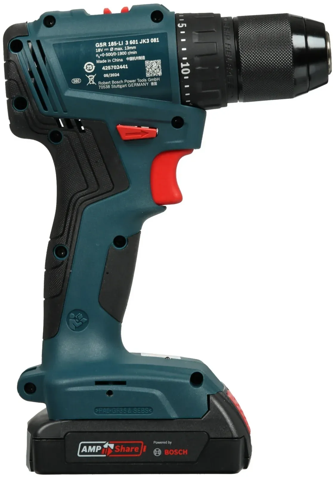 Дрель-шуруповерт Bosch GSR 185 LI аккум. патрон:быстрозажимной кейс в комплекте 06019K3080 - фото 3