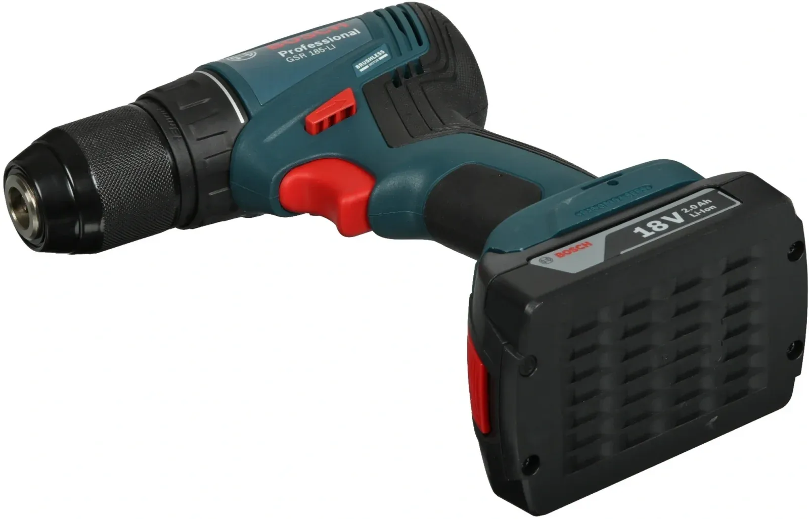 Дрель-шуруповерт Bosch GSR 185 LI аккум. патрон:быстрозажимной кейс в комплекте 06019K3080 - фото 7