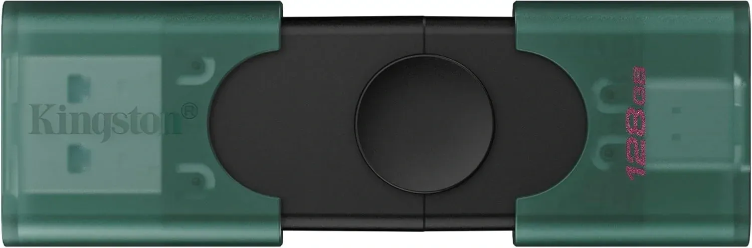 Флеш Диск Kingston 128GB DataTraveler Duo G2 DTDEG2/128GB USB3.0 зеленый/черный, 128 ГБ - фото 2