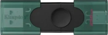 Флеш Диск Kingston 256GB DataTraveler Duo G2 DTDEG2/256GB USB3.0 зеленый/черный, 256 ГБ - фото 8