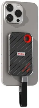 Накопитель SSD Netac USB-C 512GB NT01ZX20II-512-32BK ZX20 II черный - фото 7