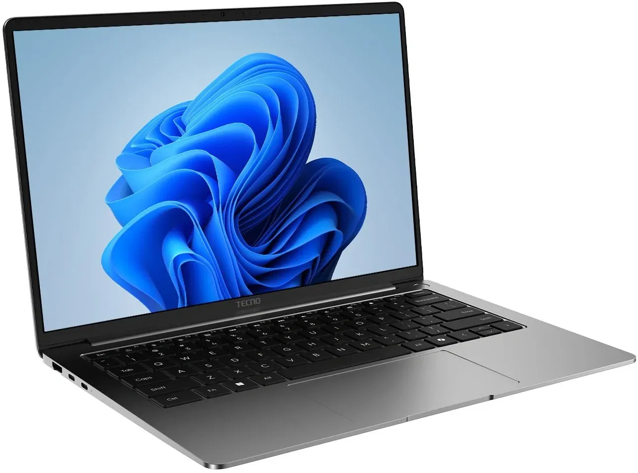 Ноутбук Tecno MegaBook T14FA Air Ryzen 5 7535HS 16Gb SSD1Tb AMD Radeon 660M 14.1 IPS WUXGA 1920x1200 Windows 11 Home grey WiFi BT Cam 4830mAh 71003300543 - фото 2