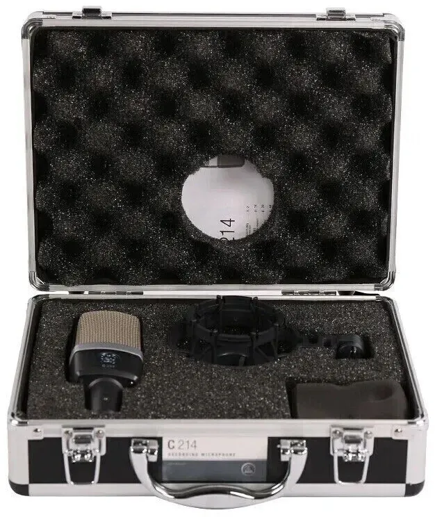 Микрофон проводной AKG C214 серый - фото 2