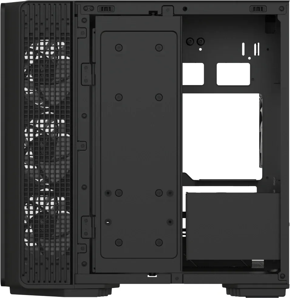 Корпус Formula Crystal Z7 черный без БП E-ATX 12x120mm 2x140mm 1xUSB3.0 audio bott PSU - фото 7