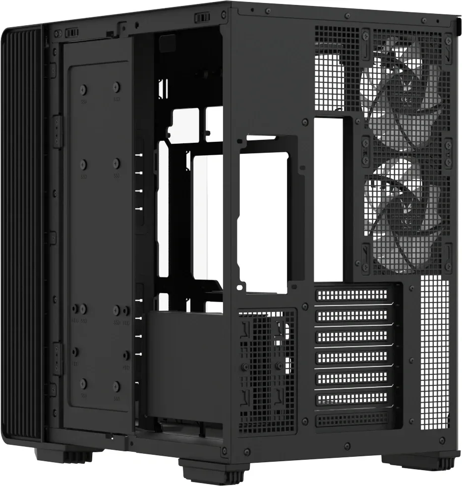 Корпус Formula Crystal Z7 черный без БП E-ATX 12x120mm 2x140mm 1xUSB3.0 audio bott PSU - фото 8