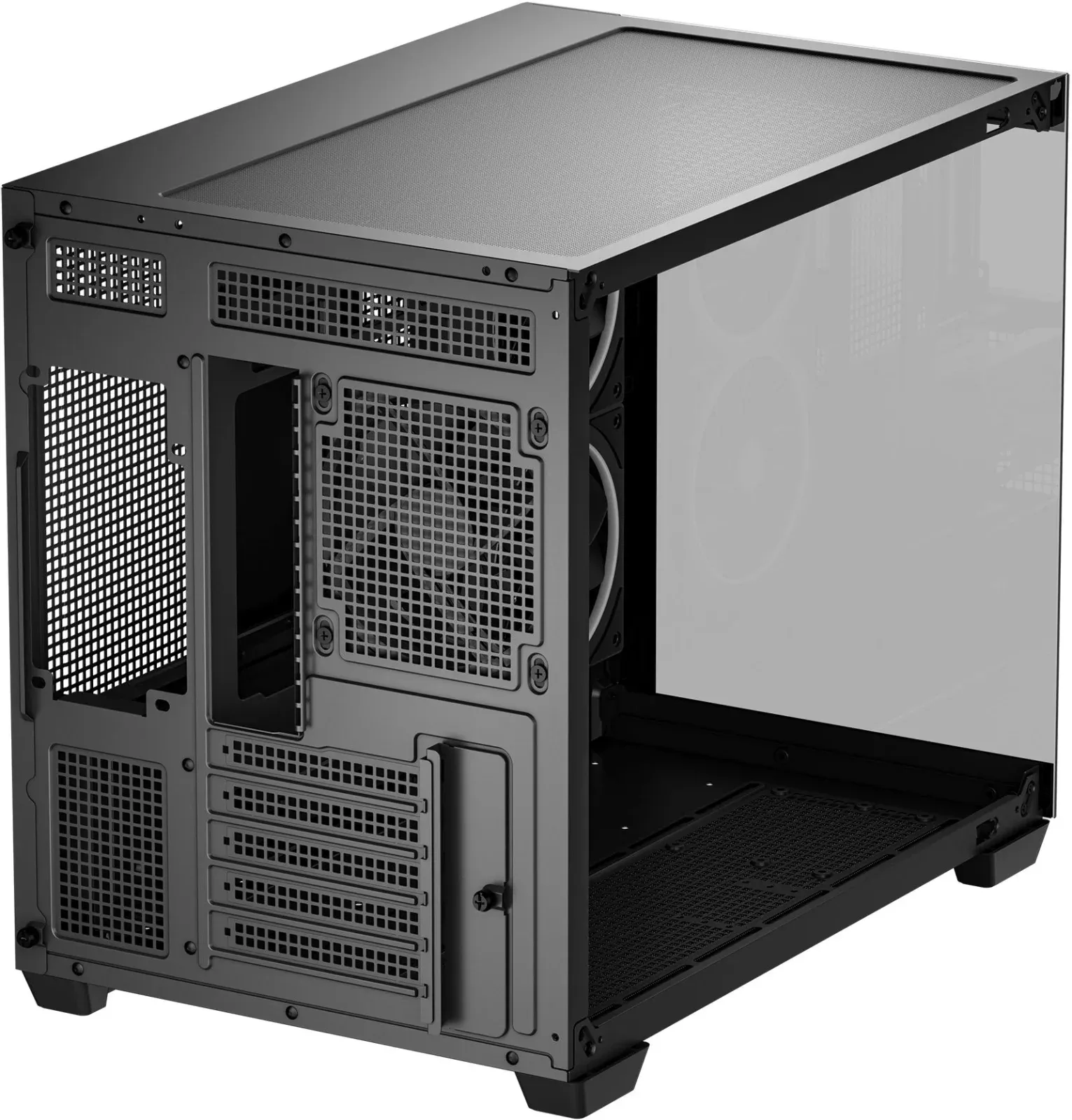 Корпус Deepcool CG330 3F черный без БП mATX 6x120mm 4x140mm 2xUSB2.0 1xUSB3.0 audio bott PSU - фото 6