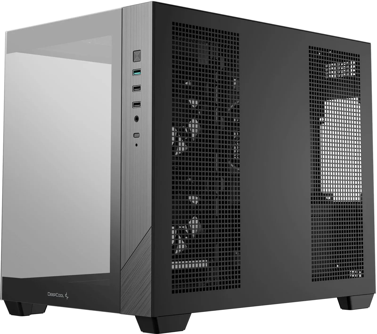 Корпус Deepcool CG330 3F черный без БП mATX 6x120mm 4x140mm 2xUSB2.0 1xUSB3.0 audio bott PSU - фото 8