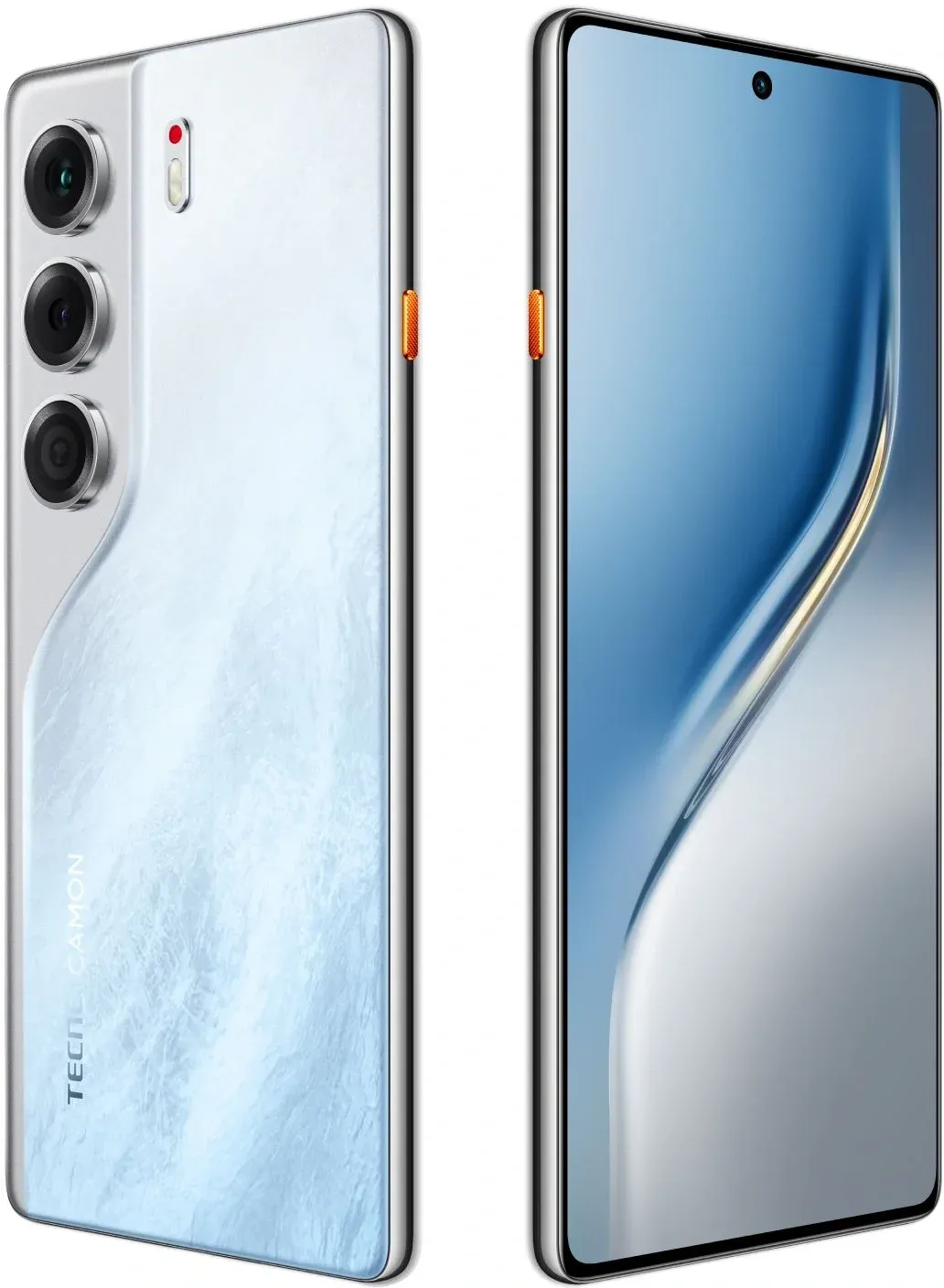 Смартфон Tecno Camon 40 128Gb 8Gb белый моноблок 3G 4G 2Sim 6.78 1080x2436 Android 15 50Mpix 802.11 a/b/g/n/ac NFC GPS GSM900/1800 GSM1900 Protect FM microSD max1024Gb - фото 8