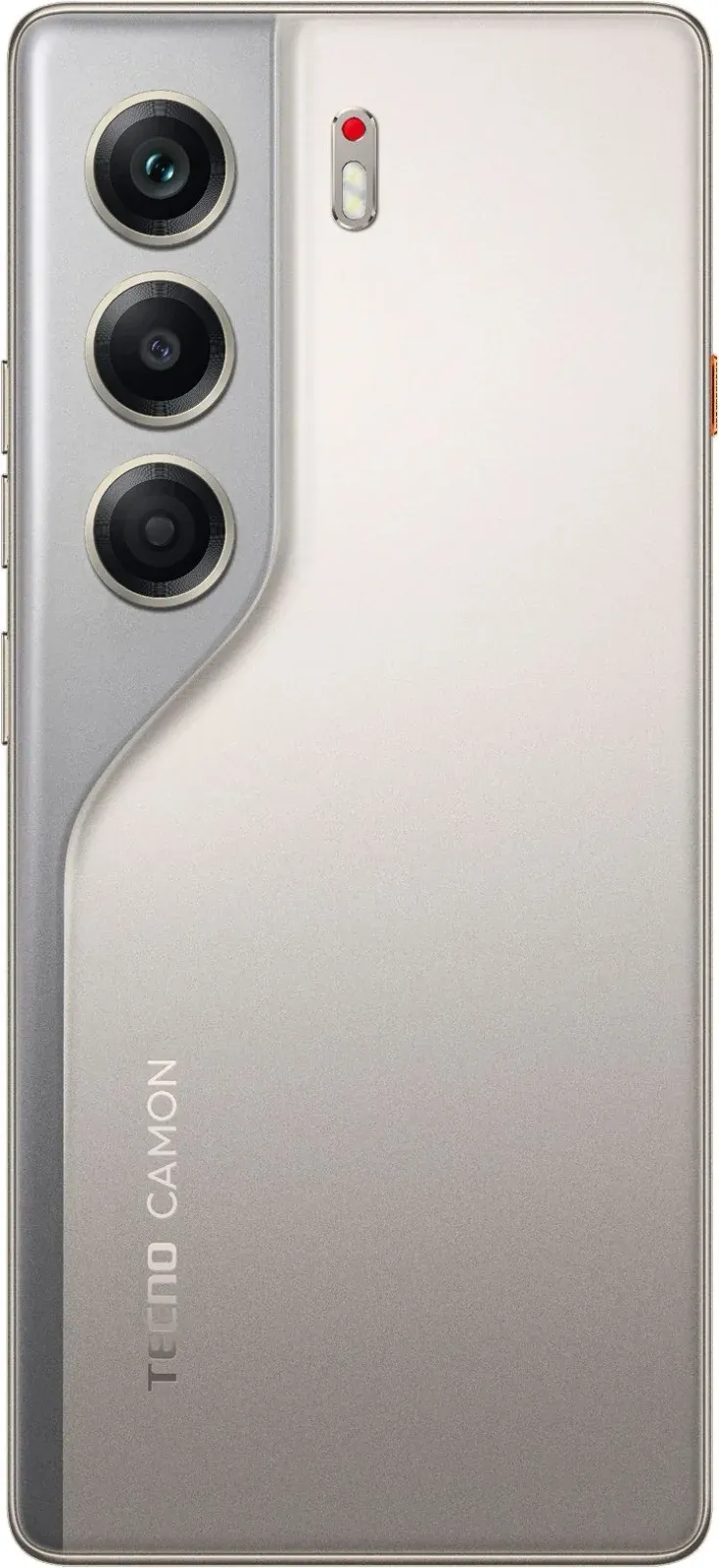 Смартфон Tecno Camon 40 128Gb 8Gb титан моноблок 3G 4G 2Sim 6.78 1080x2436 Android 15 50Mpix 802.11 a/b/g/n/ac NFC GPS GSM900/1800 GSM1900 Protect FM microSD max1024Gb - фото 3