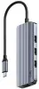 Разветвитель USB-C Cudy UH606 3порт. серебристый - фото 5