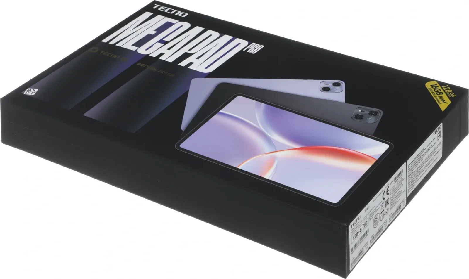 Планшет Tecno MegaPad Pro T1201 G100 2.2 8C RAM8Gb ROM128Gb 12 IPS 2000x1200 4G Android 15 фиолетовый 13Mpix 5Mpix BT WiFi microSD 512Gb GPRS EDGE 10000mAh 8hr - фото 6