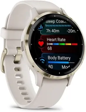 Смарт-часы Garmin Venu 3s 41мм 1.2 AMOLED корп.бежевый рем.бежевый разм.брасл.:110-175мм 010-02785-04 - фото 8