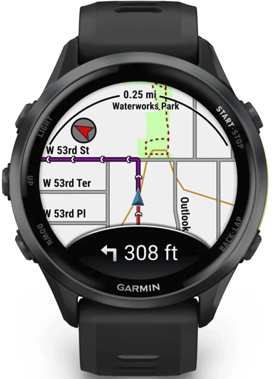 Смарт-часы Garmin Forerunner 970 47мм 1.4 AMOLED корп.черный рем.черный 010-02969-10 - фото 6