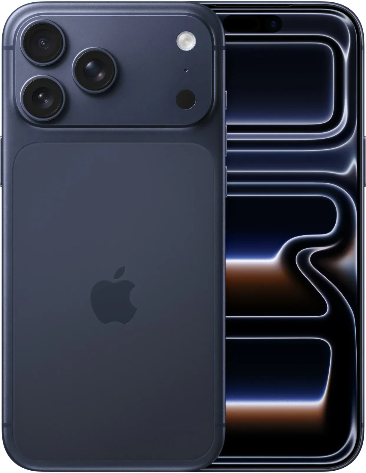 Смартфон Apple A3526 iPhone 17 Pro Max 512Gb 12Gb темно-синий моноблок 3G 4G 1Sim 6.9 1320x2868 iOS 26 48Mpix 802.11 a/b/g/n/ac/ax/be NFC GPS Protect - фото 1