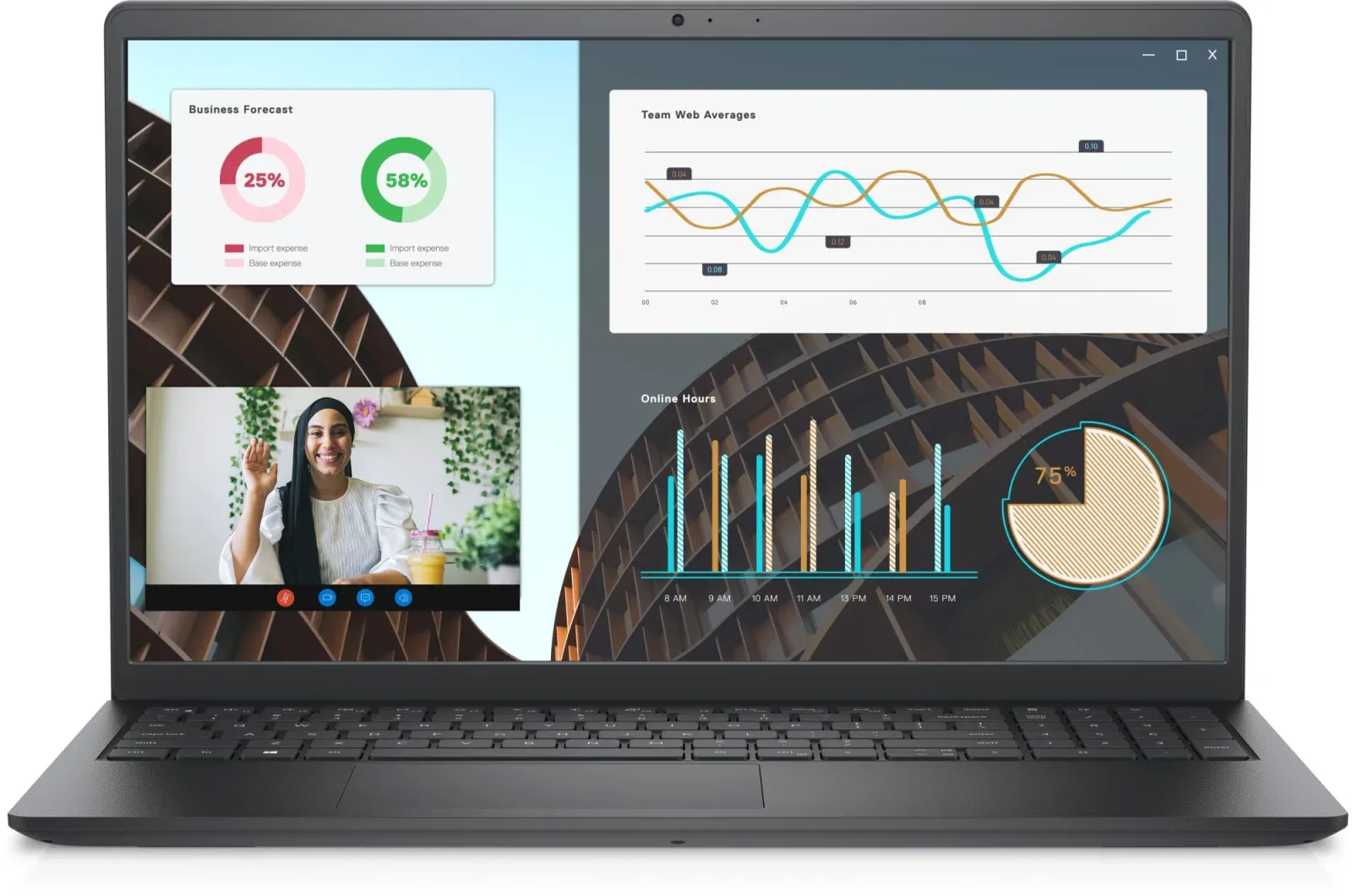 Ноутбук Dell Vostro 3530 Core i3 1305U 8Gb SSD512Gb Intel UHD Graphics 15.6 WVA FHD 1920x1080 Linux Ubuntu black WiFi BT Cam 3530-3640 - фото 1