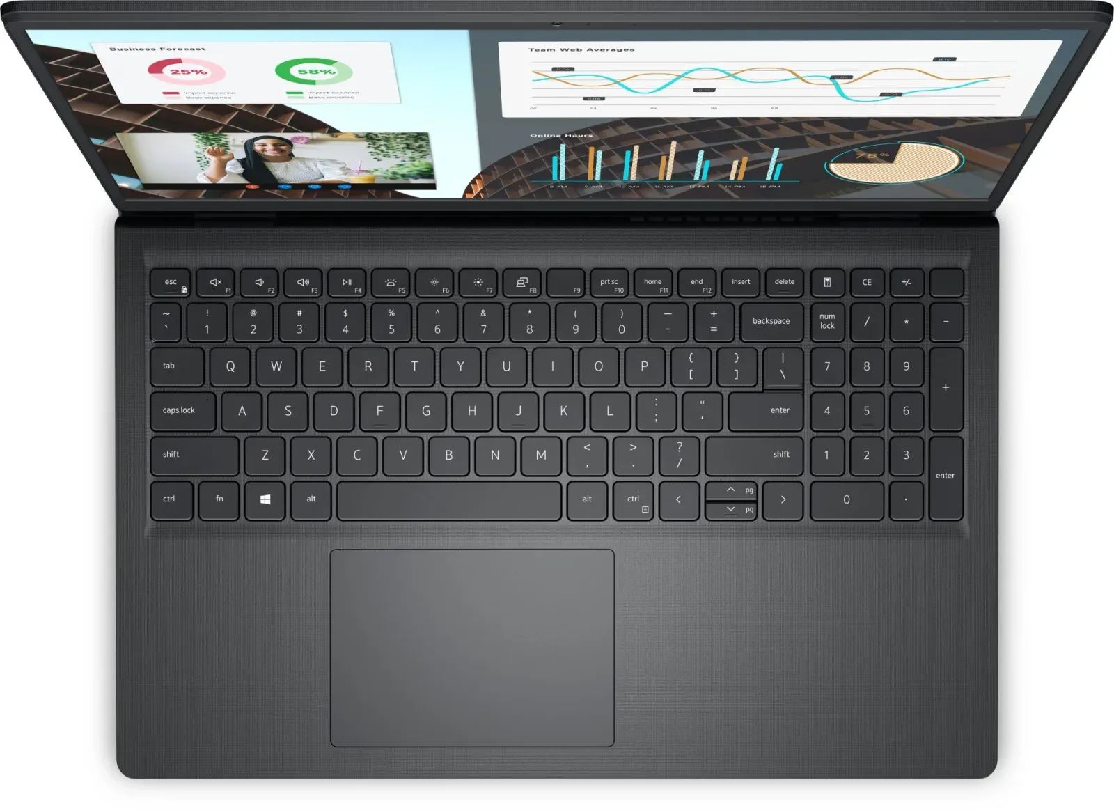 Ноутбук Dell Vostro 3530 Core i3 1305U 8Gb SSD512Gb Intel UHD Graphics 15.6 WVA FHD 1920x1080 Linux Ubuntu black WiFi BT Cam 3530-3640 - фото 2