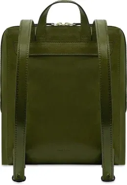 Рюкзак женский The Bridge Frida 04291601/00C оливковый кожа - фото 8