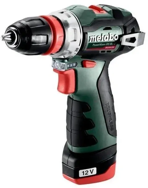 Дрель-шуруповерт Metabo PowerMaxx SB Basic Set аккум. патрон:быстрозажимной кейс в комплекте 600385710 - фото 2
