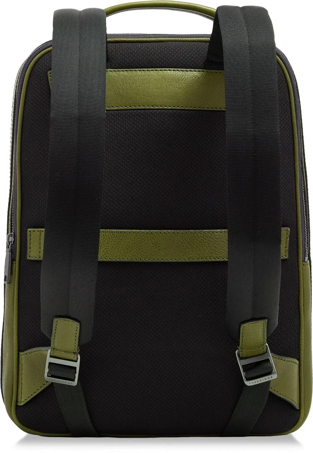 Рюкзак мужской The Bridge Ludovico 063116LZ/00G оливковый кожа - фото 3