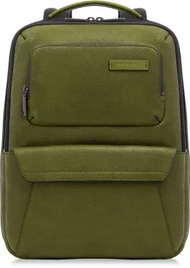 Рюкзак мужской The Bridge Ludovico 063116LZ/00G оливковый кожа - фото 6