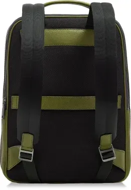 Рюкзак мужской The Bridge Ludovico 063116LZ/00G оливковый кожа - фото 8