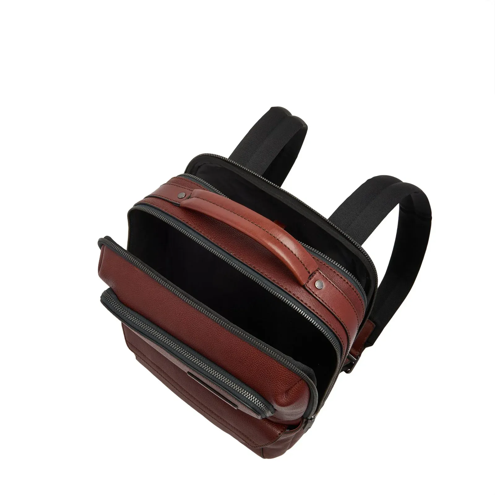 Рюкзак мужской The Bridge Ludovico 063116LZ/1A коричневый кожа - фото 4