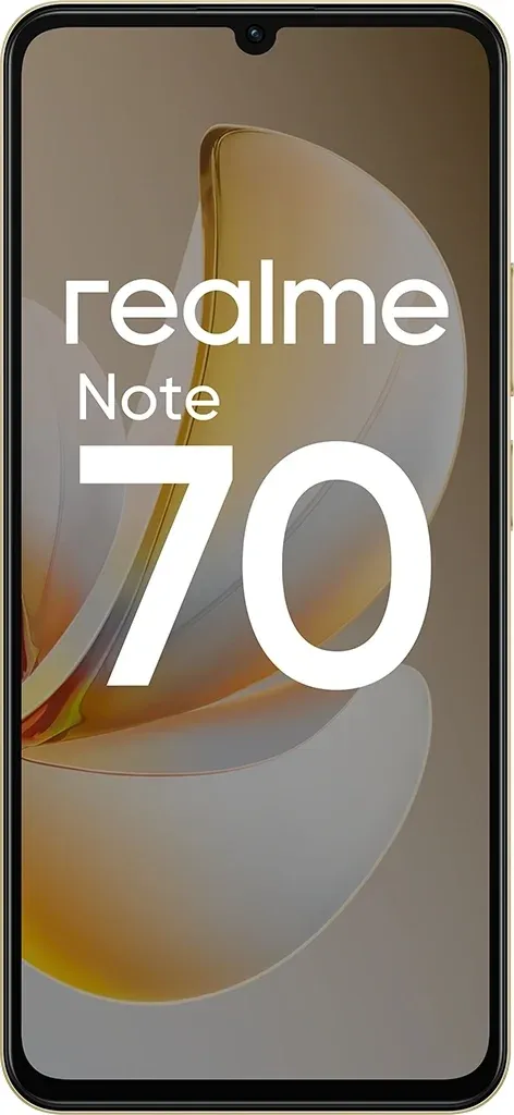 Смартфон Realme RMX5313 Note 70 128Gb 6Gb золотой моноблок 3G 4G 6.7 720x1600 Android 15 13Mpix 802.11 a/b/g/n/ac NFC GPS GSM900/1800 GSM1900 Protect - фото 2